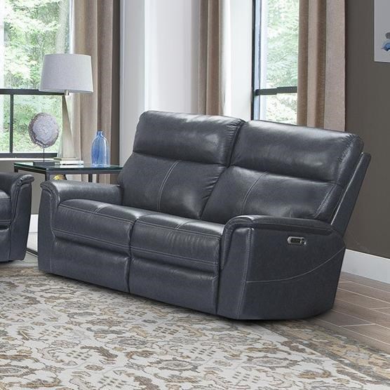 Indigo bay leather sales power reclining loveseat